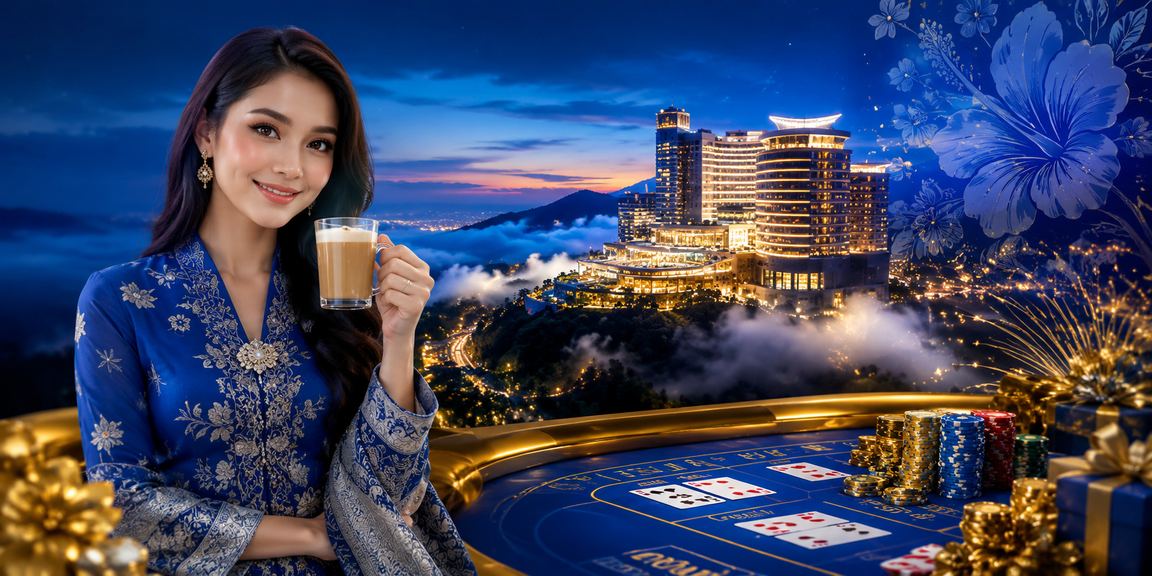 Pemain Malaysia menikmati pertaruhan bola sepak dalam talian dengan pakaian baju kurung